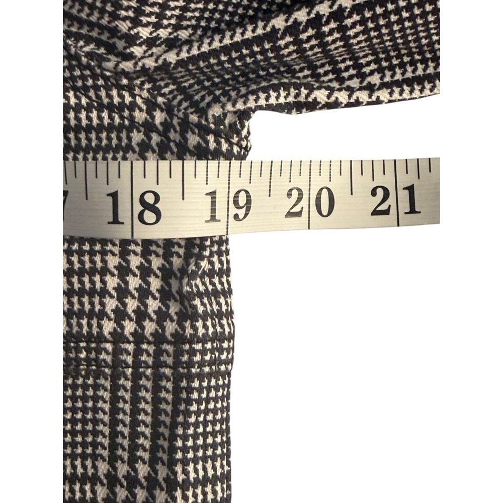 AG Adriano Goldschmied Evonne DSD Glen Plaid Button Front Jacket Black White S - Picture 5 of 8